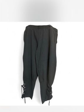 Men's Black Lace-Up pirate/viking/halloween cosplay trousers